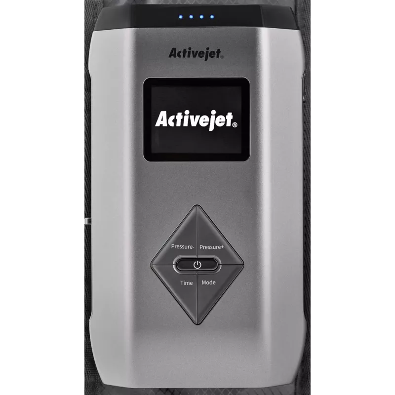 Lymfedrainage beenmassageapparaat ActiveJet ACM-PLUS-A1 L – accu 25 W, ingebouwde accu, 380×1020×60 mm, zwart