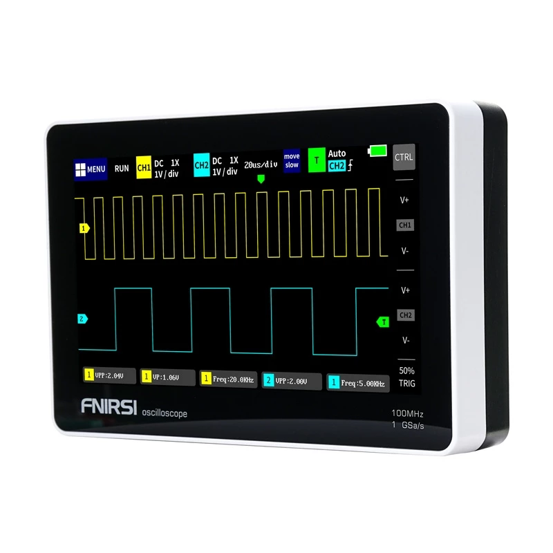FNIRSI 1013D 7 draagbare tablet-oscilloscoop