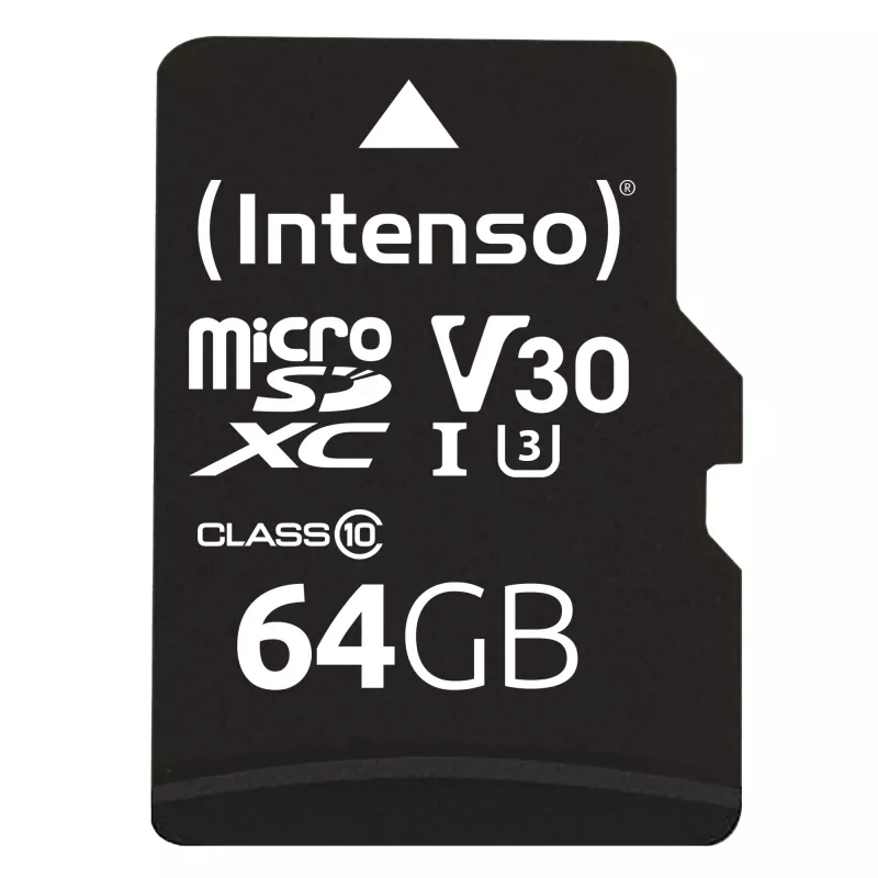 Geheugenkaart Intenso 64 GB MicroSDXC UHS-I Class 10 3433490