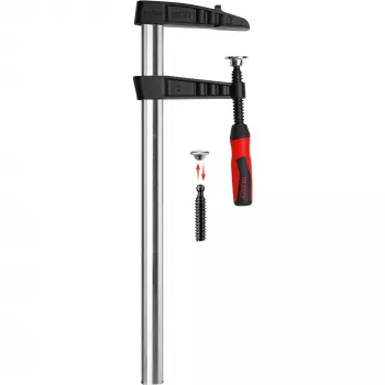 F-klem Bessey TGK100-2K 100 cm aluminium zwart rood