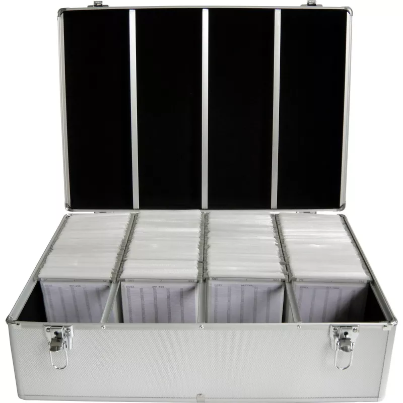 Opbergbox MediaRange BOX78 voor 1000 discs zilver