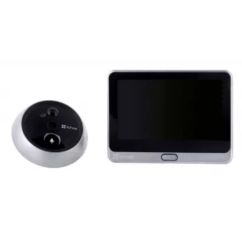 EZVIZ DP2C video-deurintercom 2 MP 10,9 cm (4,3 inch) zilver