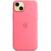 Apple MWNE3ZM/A iPhone 15 Plus siliconen hoesje met MagSafe, roze