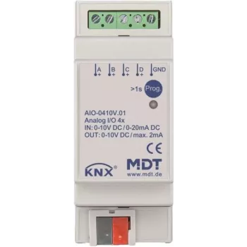 MDT AIO-0410V.01 schakelactor 4-voudig, 2TE, REG, 0-10V (AIO-0410V.01)