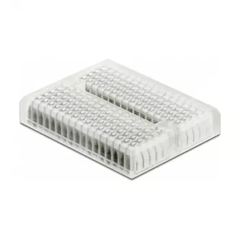 Breadboard DELOCK 18323 — transparant kunststof, 36×46×10 mm