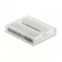 Breadboard DELOCK 18323 — transparant kunststof, 36×46×10 mm