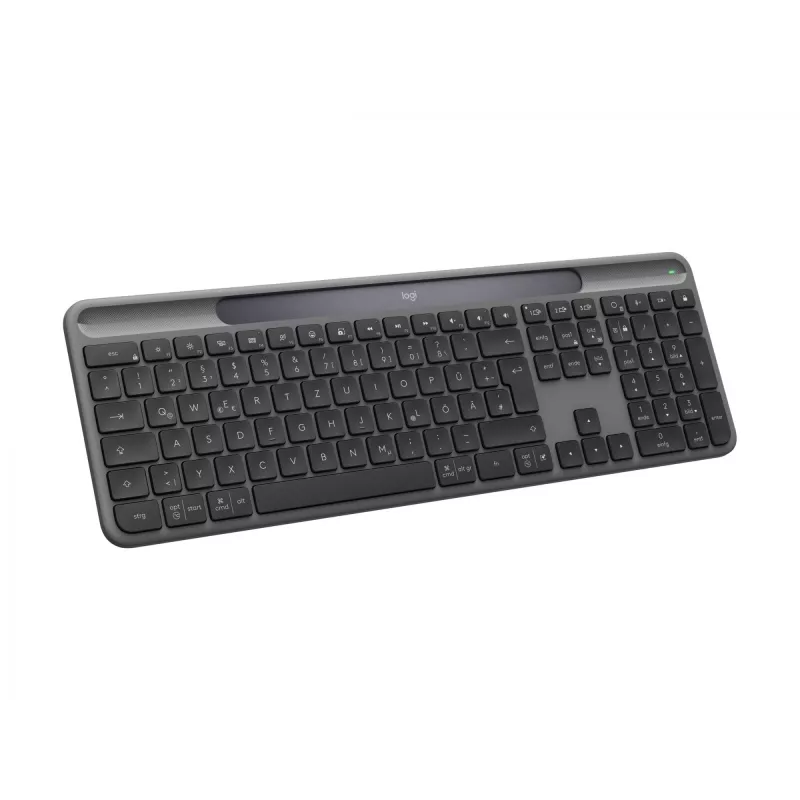 Logitech Signature Slim Solar+ K980 draadloos toetsenbord, Duitse QWERTZ, grafiet