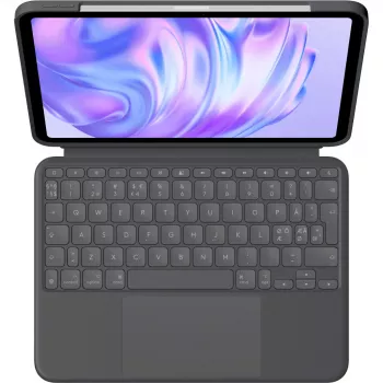 Toetsenbord Logitech Combo Touch QWERTY Deens Fins Noors Zweeds Smart Connector grafiet