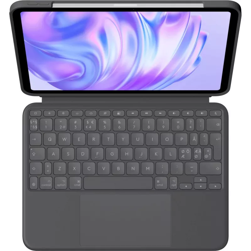 Toetsenbord Logitech Combo Touch QWERTY Deens Fins Noors Zweeds Smart Connector grafiet