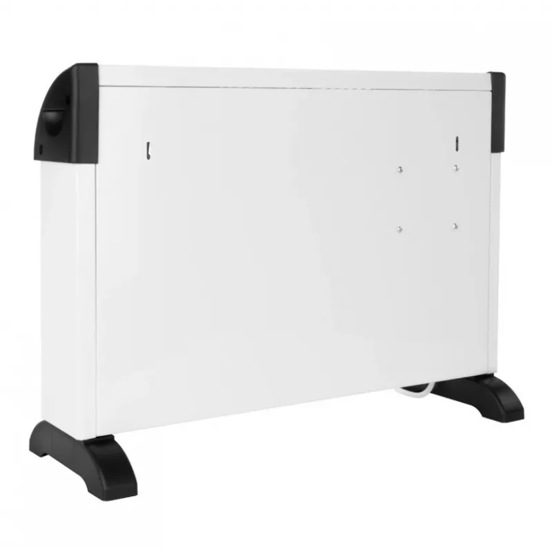 Convector elektrische verwarming NOVEEN CH-6000 TIMER TURBO FAN 2000W 3 vermogensstanden wand-/vloermontage wit