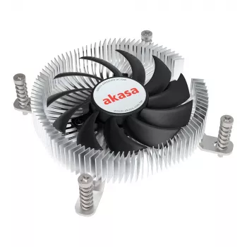 Hybride koeler Akasa Intel LGA1700 7,5 cm aluminium zwart