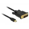 Videokabel-adapter DeLOCK 83988 Mini DisplayPort naar DVI-D 1m