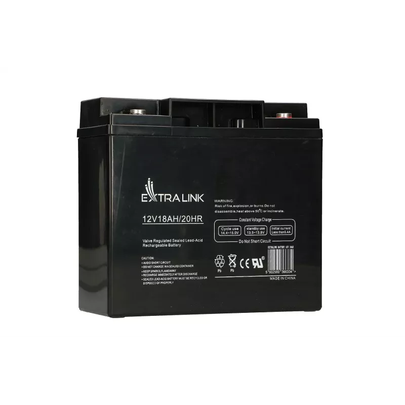 Extralink AGM 12V 18Ah onderhoudsvrije batterij