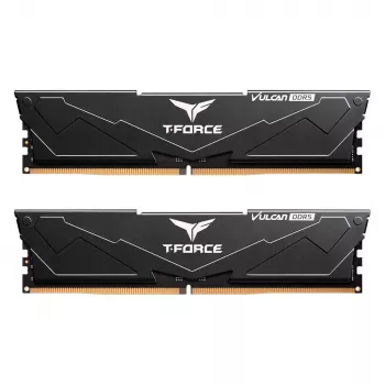 T-FORCE Vulcan - DDR5 - kit - 32 GB: 2 x 16 GB - DIMM 288-PIN - 3000 MHz / PC5-48000 - CL30 - 1,35 V - unbuffered - on-die-ECC - zwart (FLBD532G6000HC30DC01)
