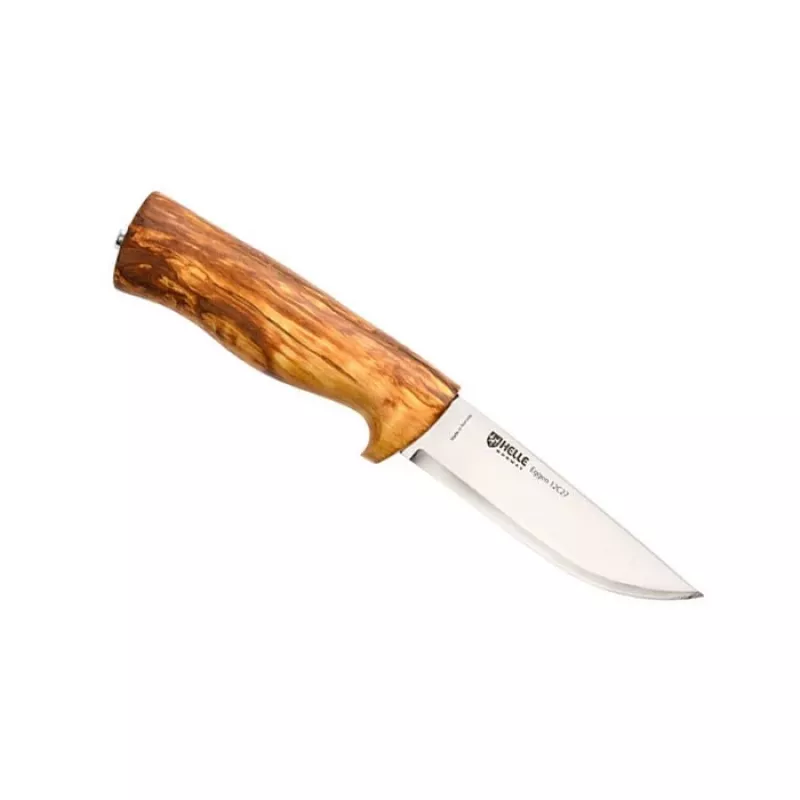Vast mes HELLE Eggen 12C27 — roestvrijstalen handgreep, compact buitenmes