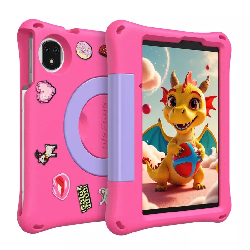Tablet UleFone Tab A9 Pro Kids – 4 GB RAM, 128 GB opslag, LTE, roze