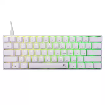 Mechanisch toetsenbord White Shark Shinobi-2 Brown Switch US-indeling — compact ontwerp, Brown-switches