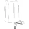 Rondstralende antenne Teltonika PR1ICC60 28 dBi 0,617-4,2 GHz