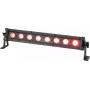 LED T-bar EUROLITE 51914098 8 QCL IP-gecertificeerde lichtbalk, 8 QCL LED's, weerbestendig