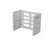 Wandmontage 19 inch rack LANBERG 8U, diepte 497×400/240 mm, grijs