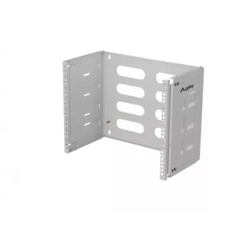 Wandmontage 19 inch rack LANBERG 8U, diepte 497×400/240 mm, grijs