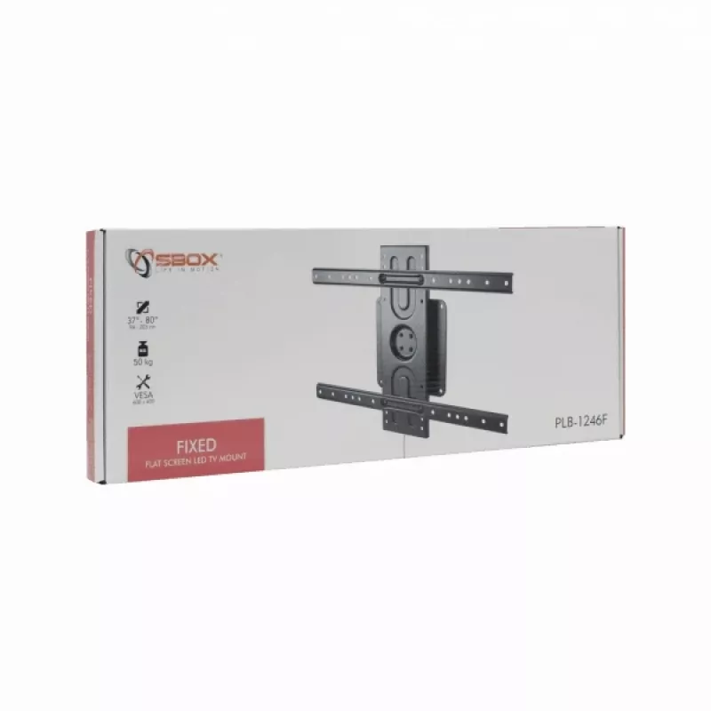 Sbox PLB-1246F vaste wandsteun voor flatscreen-tv 37-70 50kg