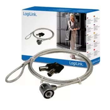 Notebook-beveiligingsslot LogiLink nbs003 1,5 m