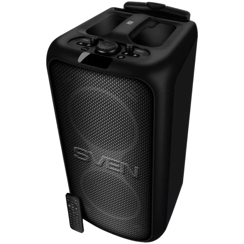 Sven PS-1000 draagbare partyluidspreker 160 W, Bluetooth, FM, karaoke, zwart