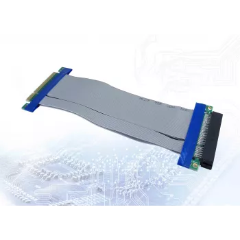 Interfacekaart Inter-Tech 88885364 PCIe blauw grijs