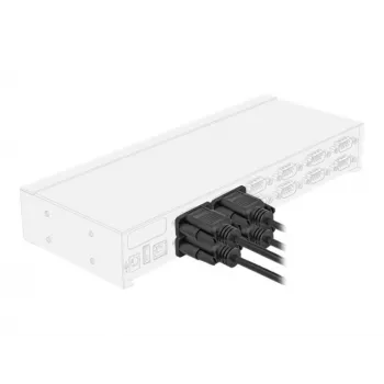 Seriële kabel DeLOCK 86605 zwart 2m RS-232 Sub-D9