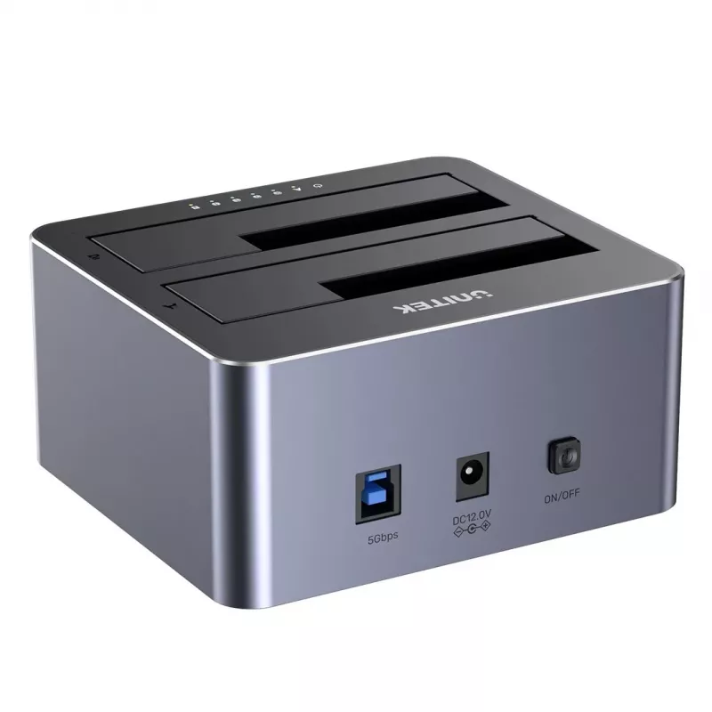 Unitek kloonstation 2X SATA 2,5/3,5 USB 5GB