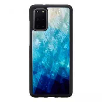 Hoes iKins voor Samsung Galaxy S20+ — blue lake zwart finish