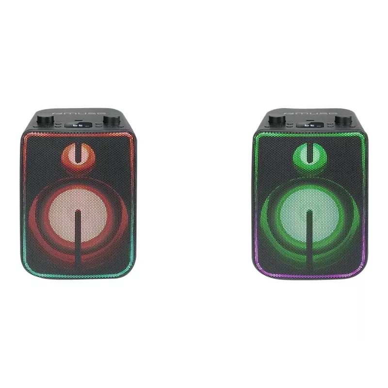 Draagbare monoluidspreker Muse M-1802 DJ zwart