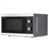 Combimagnetron Sharp YC-MG01E-S — 20 l, 800 W magnetron, 1000 W grill, 5 vermogensstanden, draaiknop, 25,5 cm draaischijf