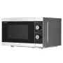 Sharp YC-MG01E-S combimagnetron met grill, 20 l, 800 W, vrijstaand, zilver/zwart