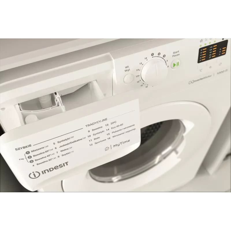 Wasmachine Indesit MTWSA 61294 W PL 1200 tpm 6 kg