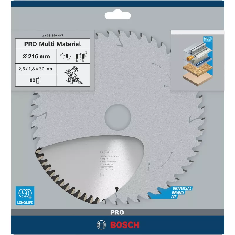Bosch Multi Material cirkelzaagbladen