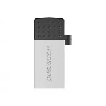 Transcend JetFlash Mobile 380 - USB-flashstation - 16 GB - USB 2.0 - zilver (TS16GJF380S)