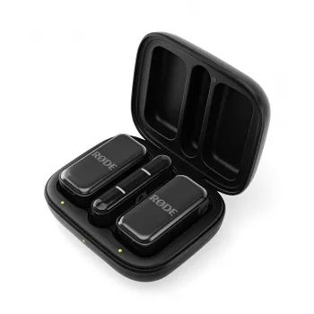 Draadloos microfoonsysteem Rode Wireless Micro Lightning — omnidirectioneel, 48 kHz, 24-bit, 100 m bereik, 7 u batterij