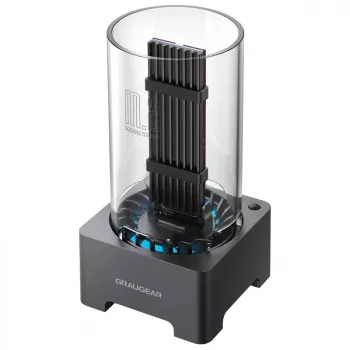 GRAUGEAR G-M2DK-AC-10G dockingstation voor opslagmedium USB 3.2 Gen 2 (3.1 Gen 2) Type-C zwart (G-M2DK-AC-10G)