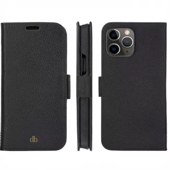 dbramante New York - iPhone 13 Pro Max - Night zwart achterkant hoesje