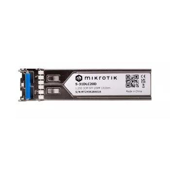 Netwerk-transceivermodule MikroTik S-31DLC20D SFP 1310 nm 1250 Mbit/s 20 km LC