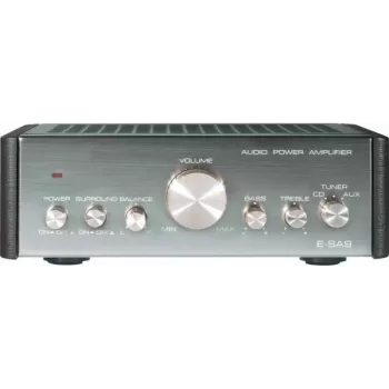 Versterker Renkforce E-SA9 2 x 12 W geïntegreerde stereoversterker, compacte home-audio-eenheid