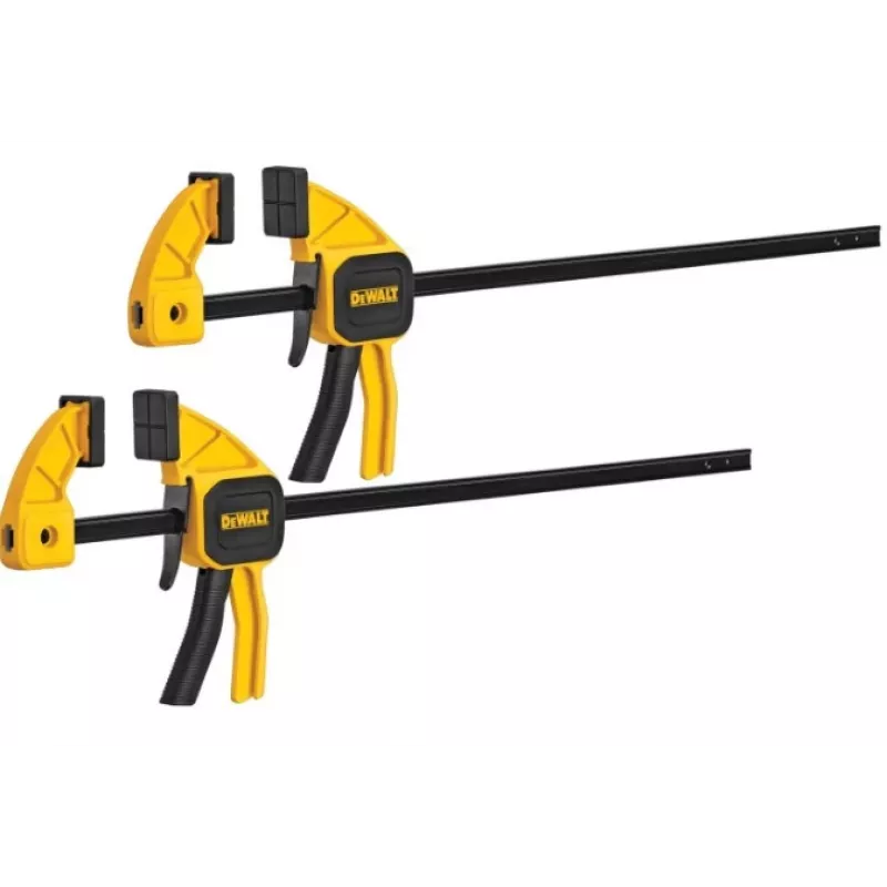 Klem DeWalt DWHT0-83158, 2-pack, metalen werkplaatsklem