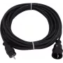 Verlengsnoer PSSO 30245708 3x1,5 mm² 15 m zwart