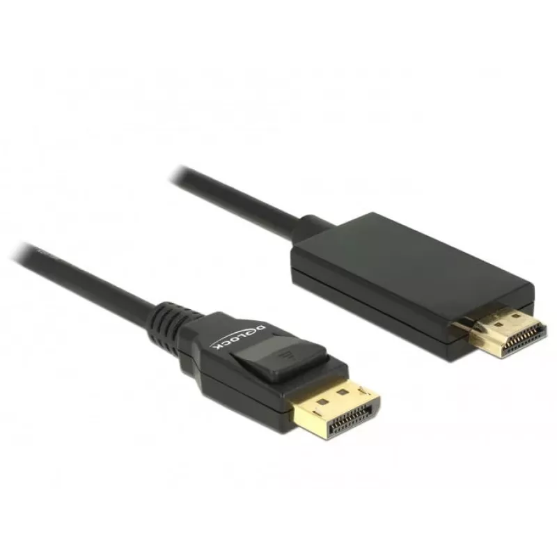 Videokabel-adapter DeLOCK 85318 DisplayPort naar HDMI 3m zwart