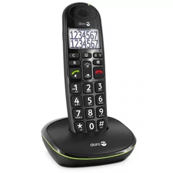 DECT-telefoon Doro PhoneEasy 110 met nummerherkenning zwart