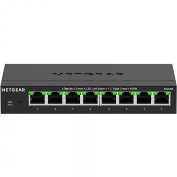 NETGEAR MS308 unmanaged 2.5G Ethernet (100/1000/2500) zwart