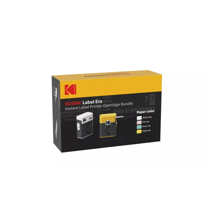 Labelprinter-cassettebundel Kodak M50 Label Era, gele navulcassette M50Y met 13 etikettenrollen
