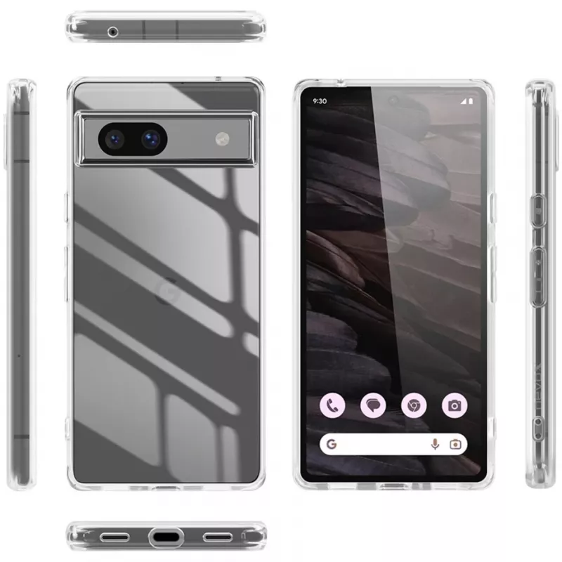 StyleShell SHOCKFLEX, telefoonhoesje transparant, Google Pixel 8A